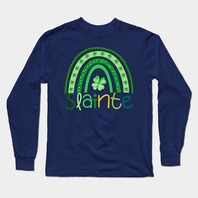 Slainte Long Sleeve T-Shirt by NomiCrafts